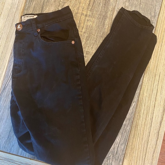 One Teaspoon Denim - One X Teaspoon Black High Waisted